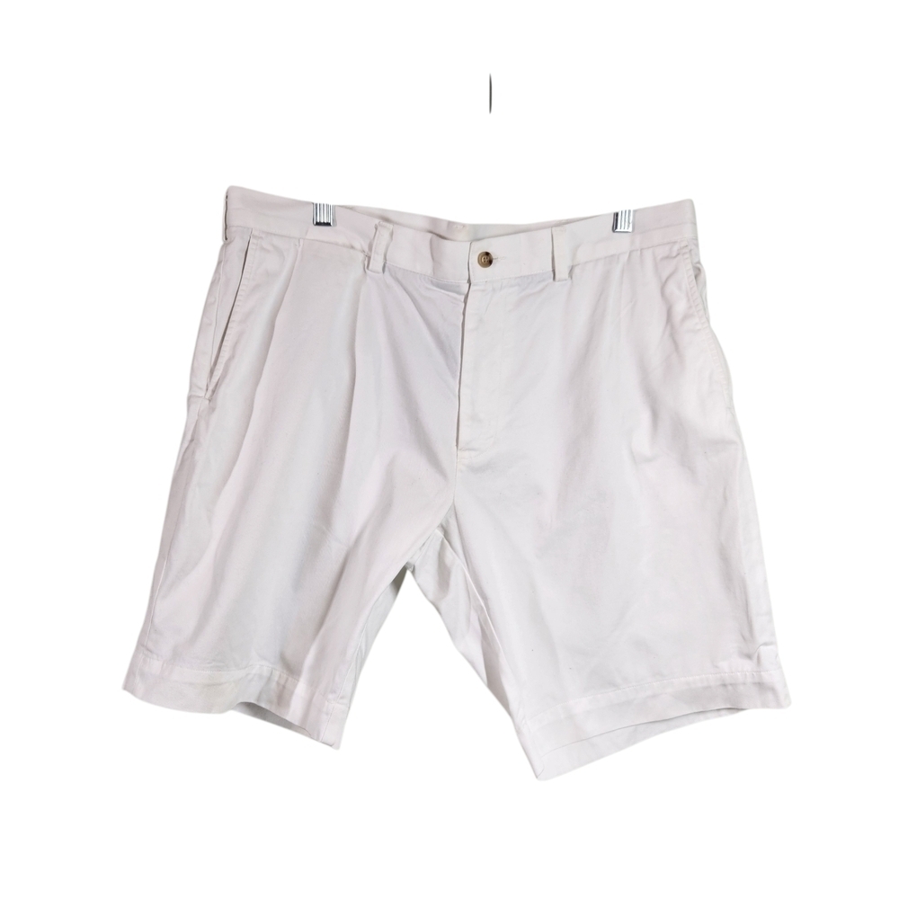 Polo by Ralph Lauren Men's White Flat Front Cotton Shorts